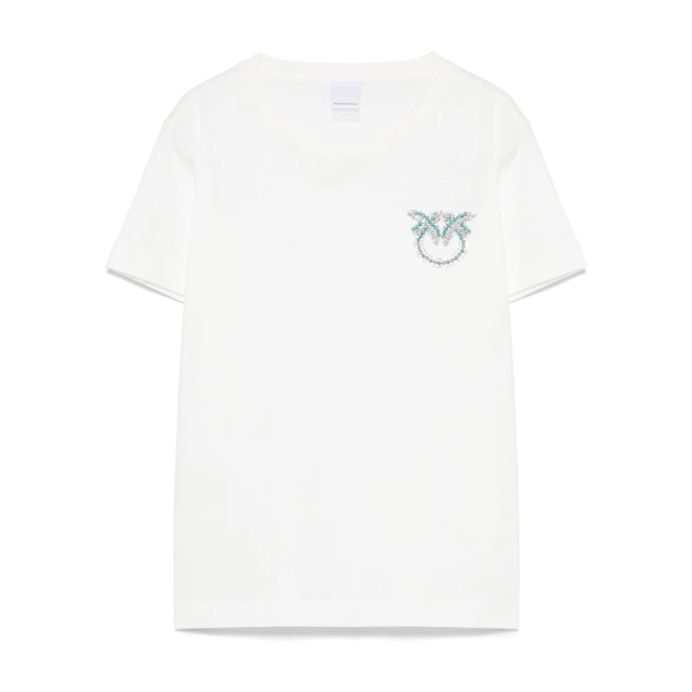 Pinko - Tops > T-Shirts - White - Pinko - Modalova