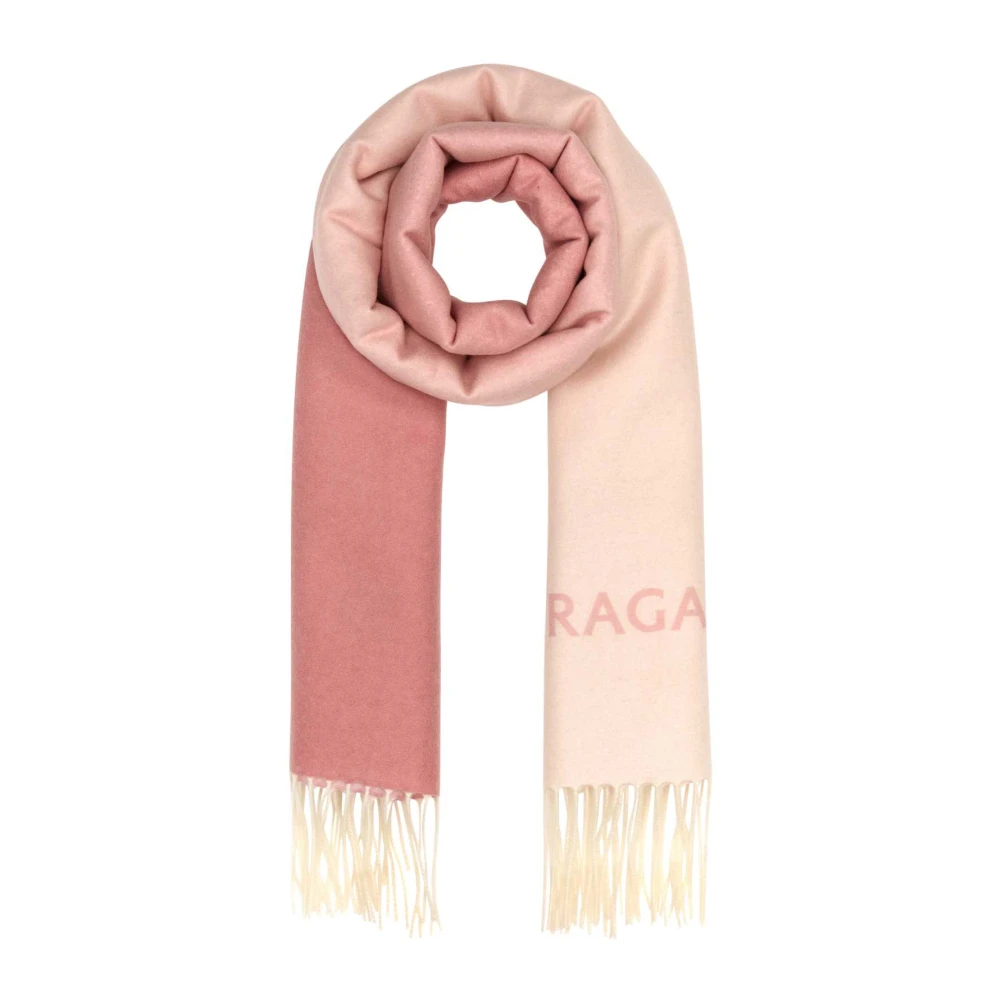 Salvatore Ferragamo Zachte Roze Cashmere Sjaal Pink Dames