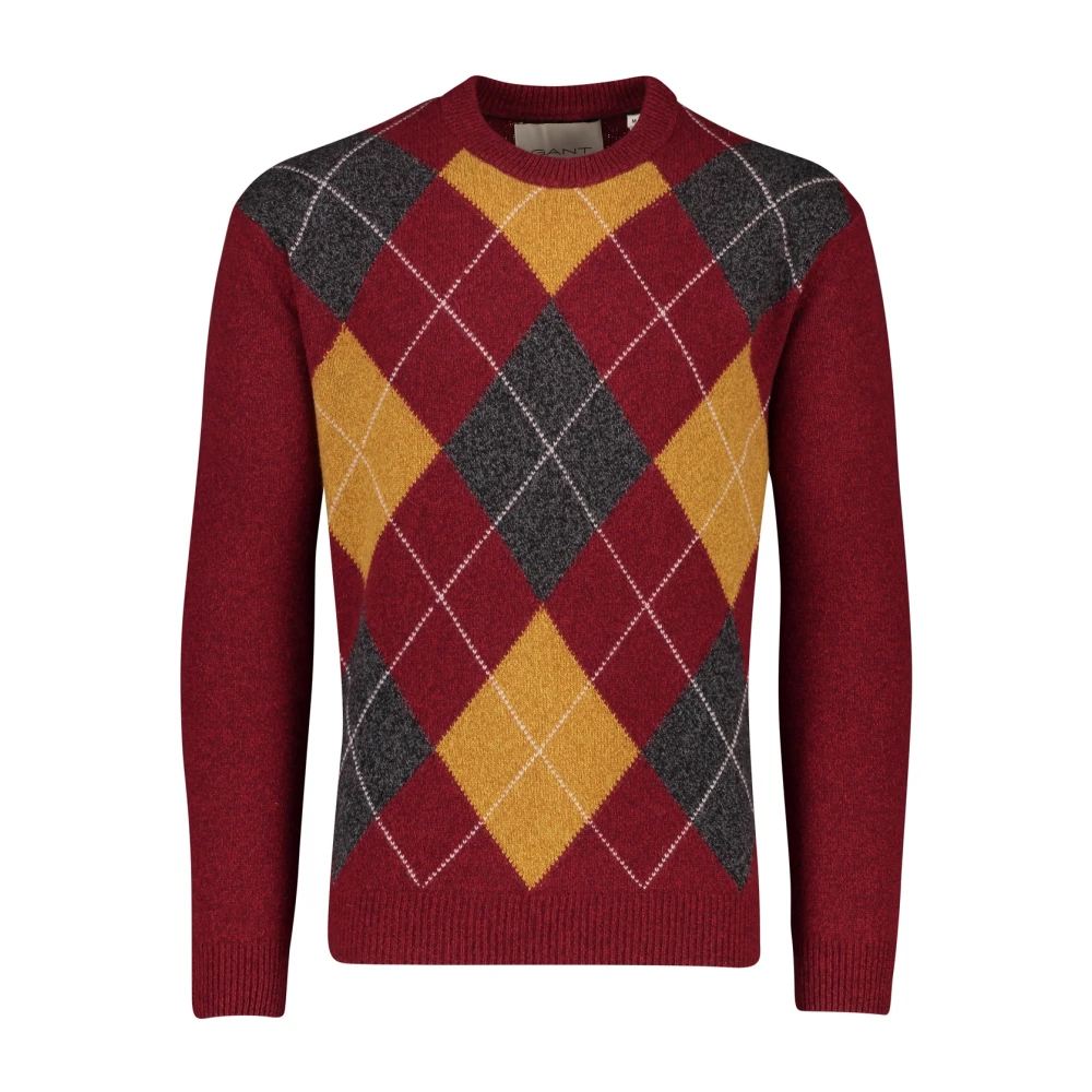 Gant Rode Trui Red Heren