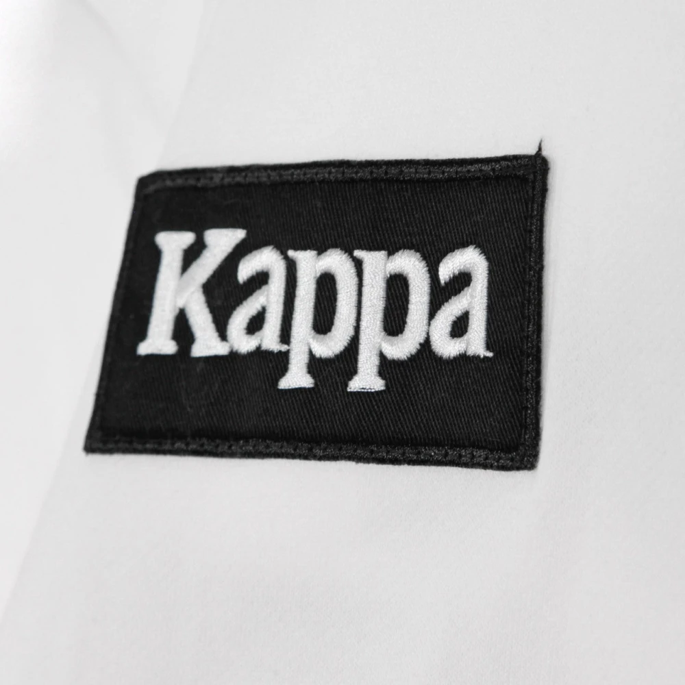 Kappa Witte Crewneck Sweatshirt voor Mannen White Heren