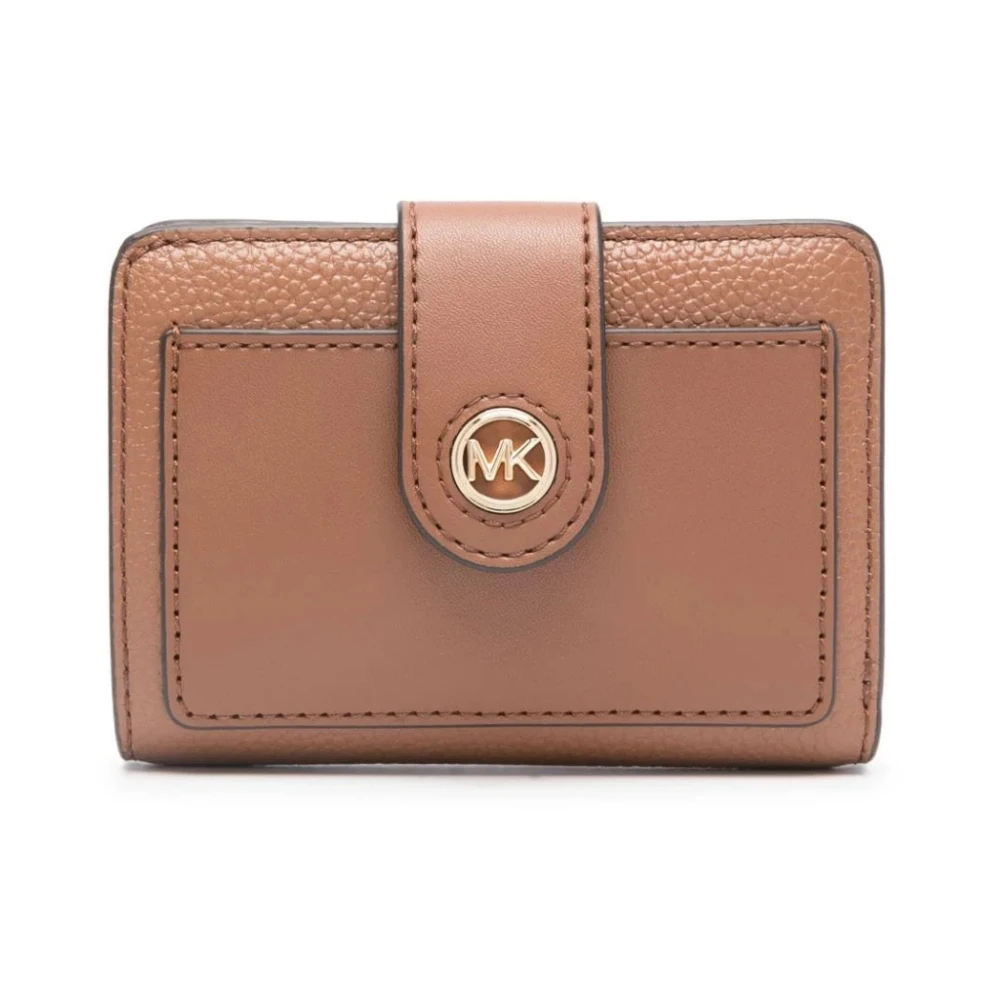 Michael Kors Kameel Leren Portemonnee Stijlvol en Compact Brown Dames