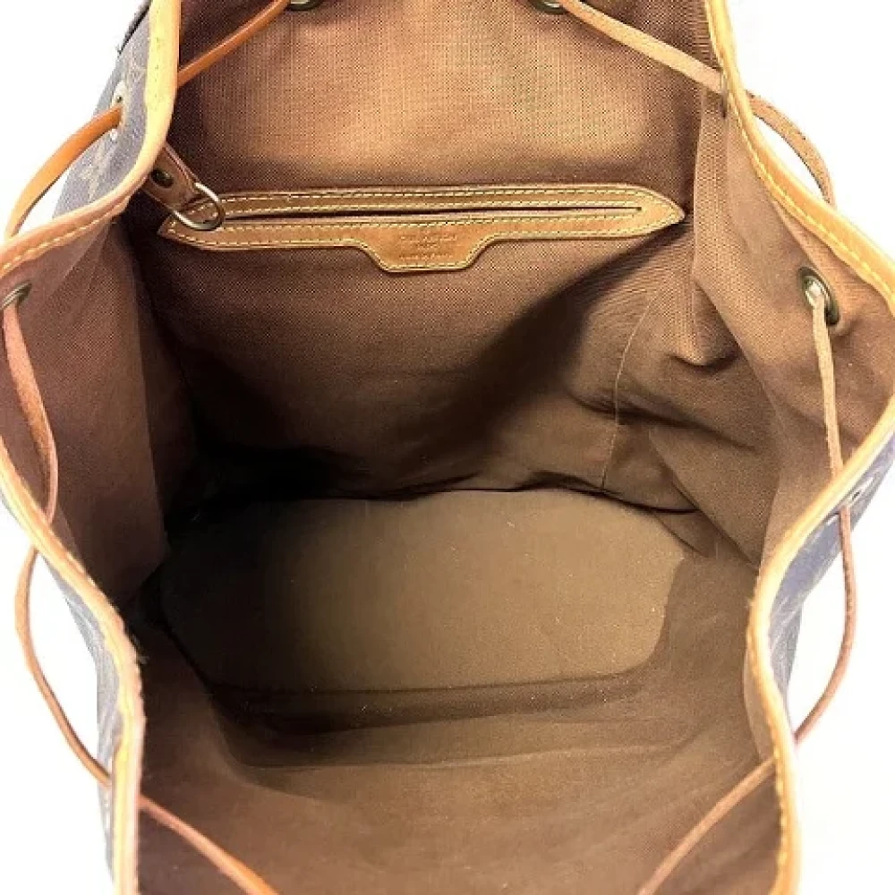 Louis Vuitton Vintage Pre-owned Canvas backpacks Brown Dames
