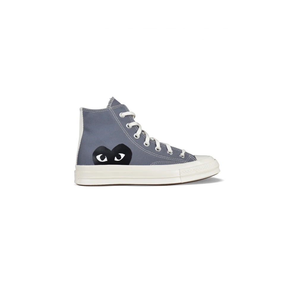 Comme des Garçons Grå Canvas Chuck Taylor High-Top Sneakers Gray, Dam