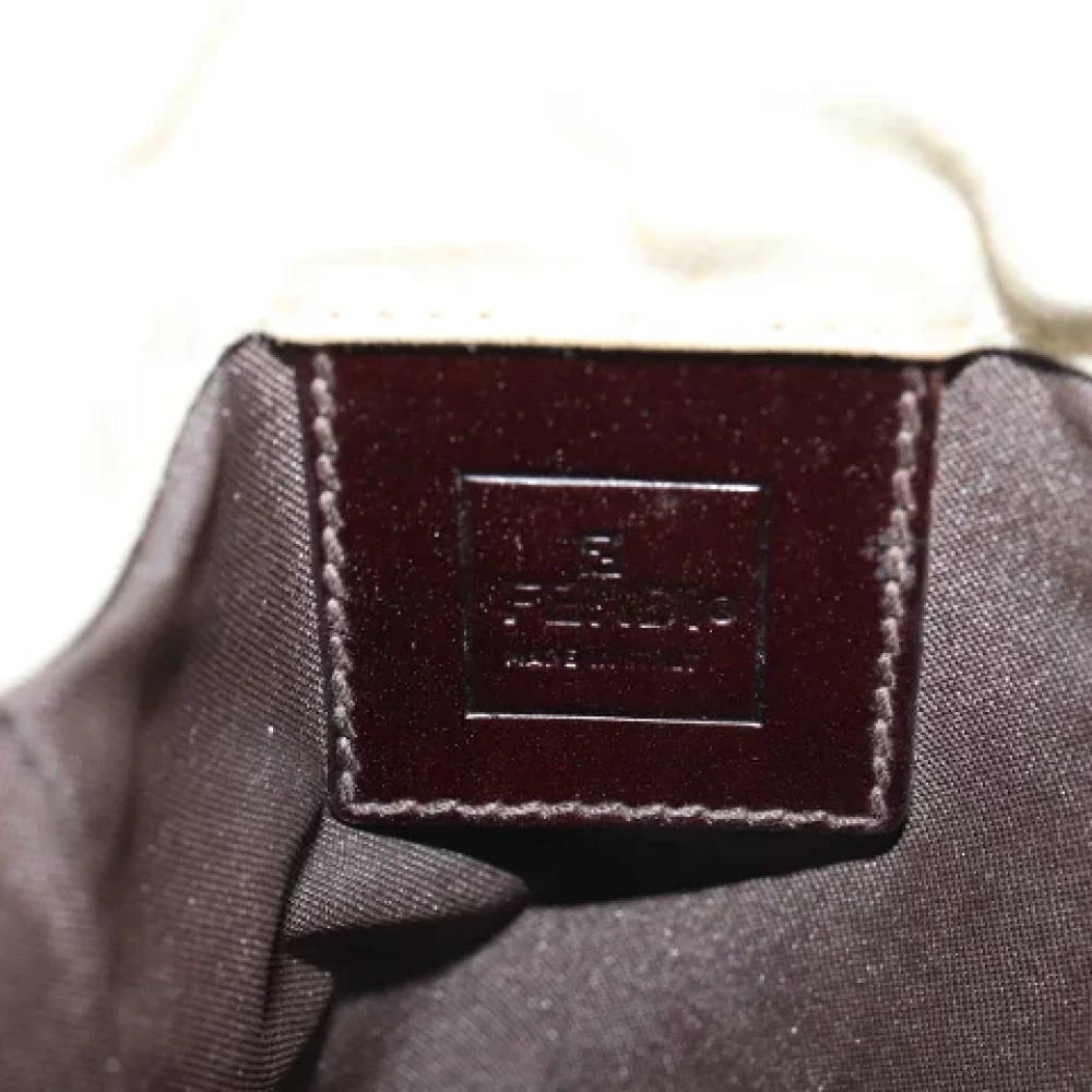 Fendi Vintage Pre-owned Canvas fendi-bags Beige Dames