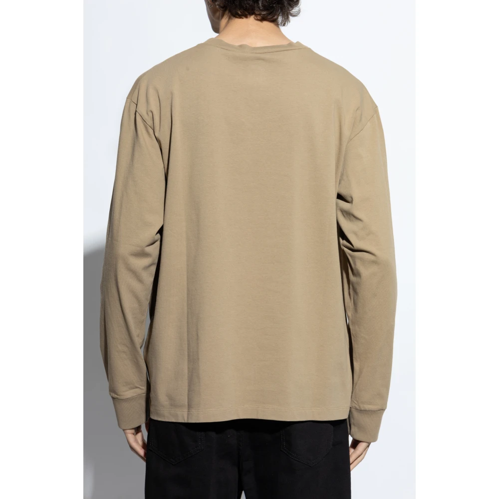 Dsquared2 Lange mouwen T-shirt Beige Heren