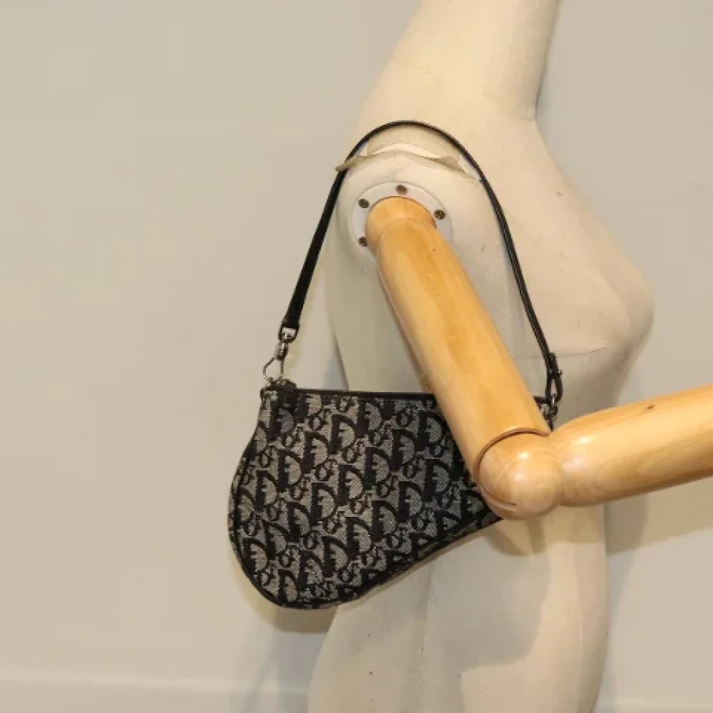 Dior Vintage Pre-owned Canvas dior-bags Blue Dames