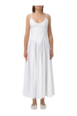blue-sleeveless-v-neck-dress