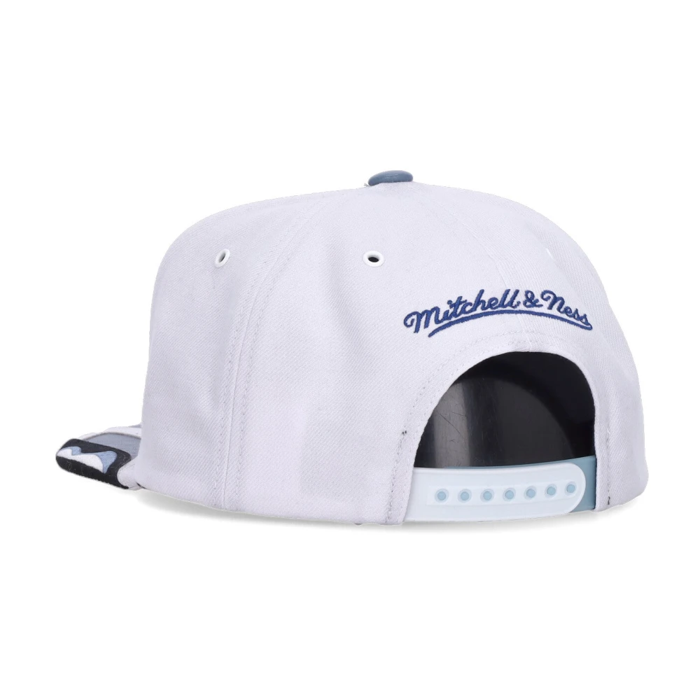Mitchell & Ness Chicago Bulls Snapback Pet Wit Blauw Blue Heren