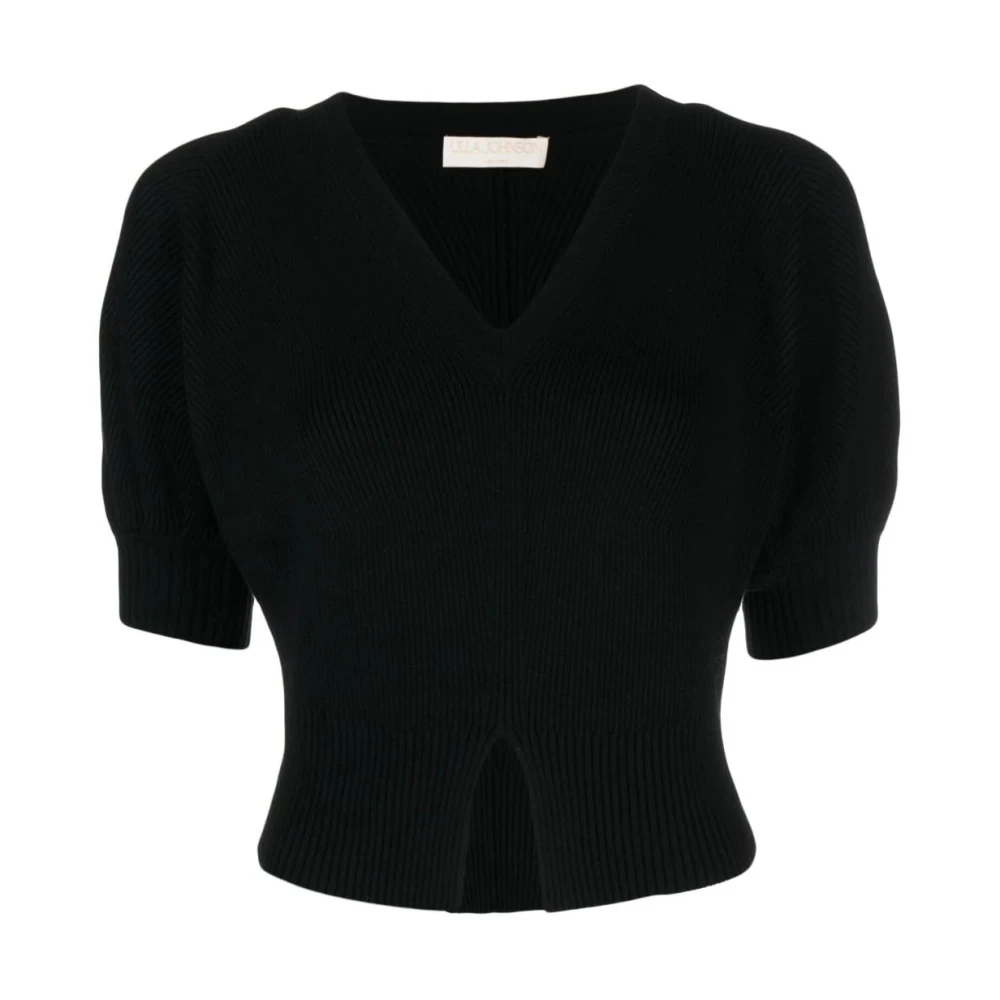 Ulla Johnson Women's Black Elegant Wool Blouse - Blouses - Xl - Blouses & Shirts