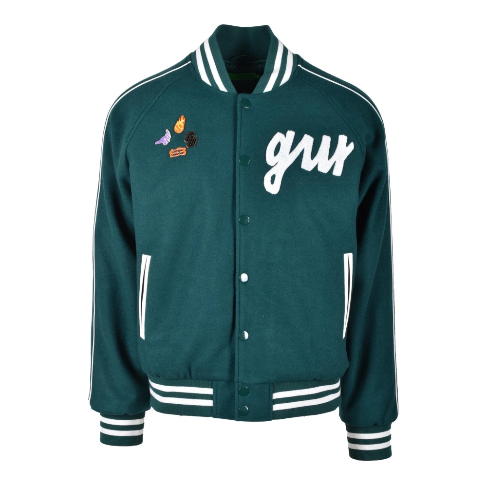 Garment Workshop Stijlvolle Polyesterjas Green Heren