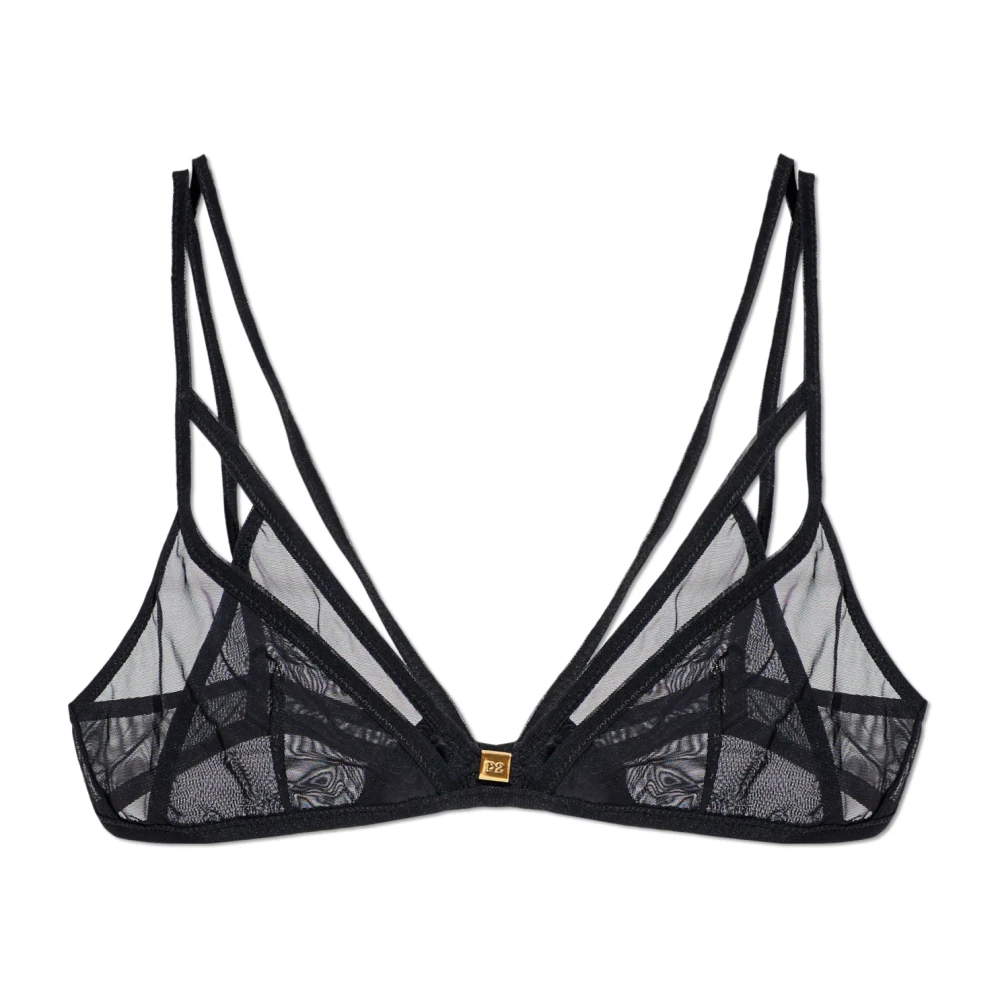 Dsquared2 Damen Schwarz Unterwäsche, K, Xlgröße: