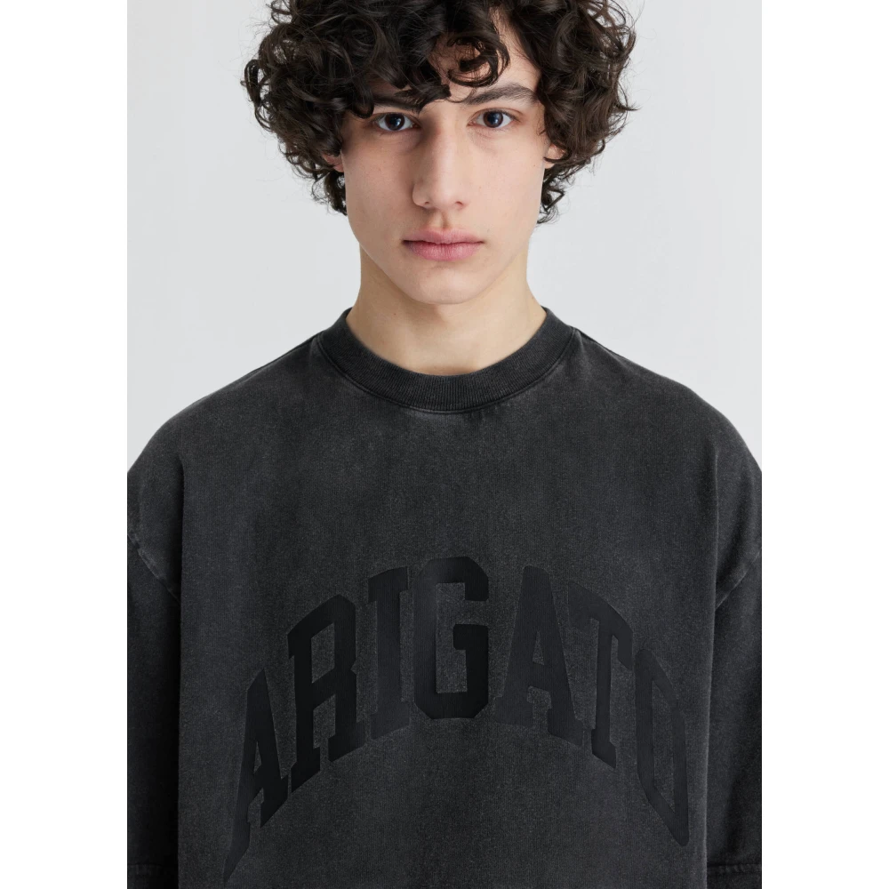 Axel Arigato Link Washed T-Shirt Black Heren