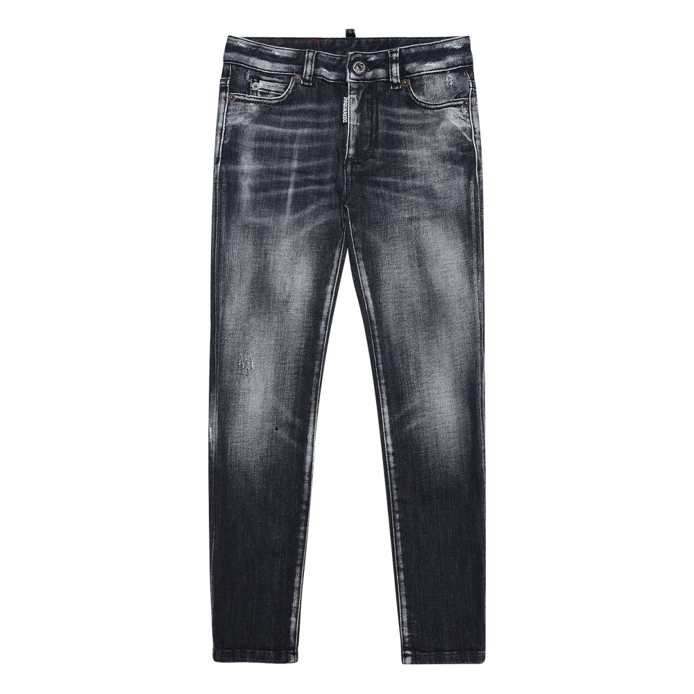 Dsquared2 Girls Black Jeans, 14 Y, Waist Twiggy Jeans