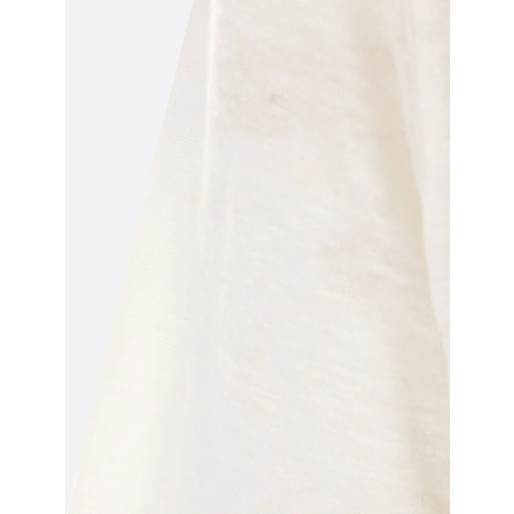Lardini Witte Linnen Polo Shirt White Heren