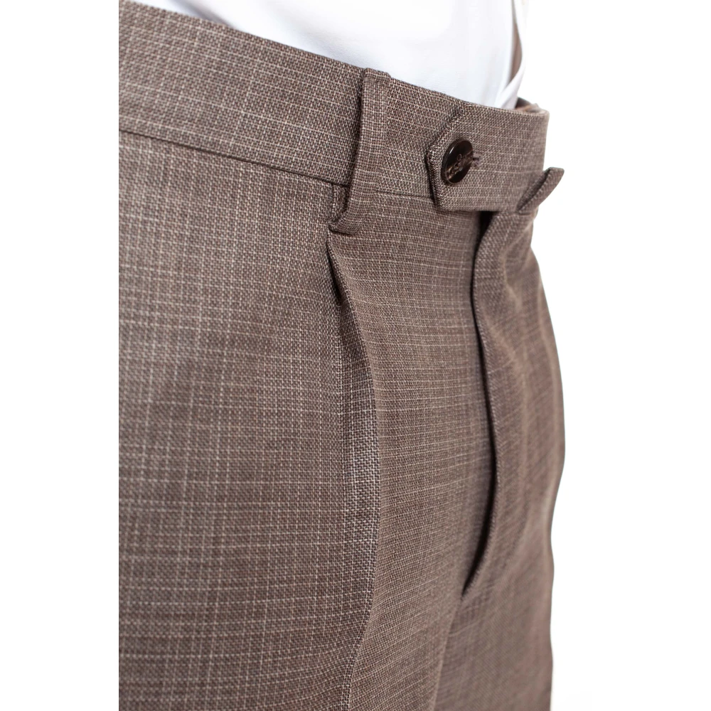 Caruso Bruine Aida Deconstructed Jurk Brown Heren