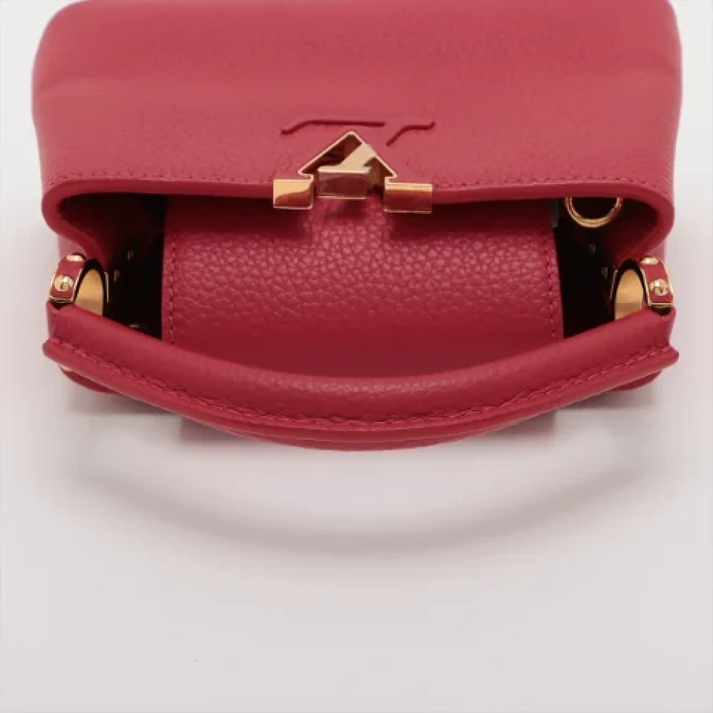 Louis Vuitton Vintage Pre-owned Leather handbags Red Dames