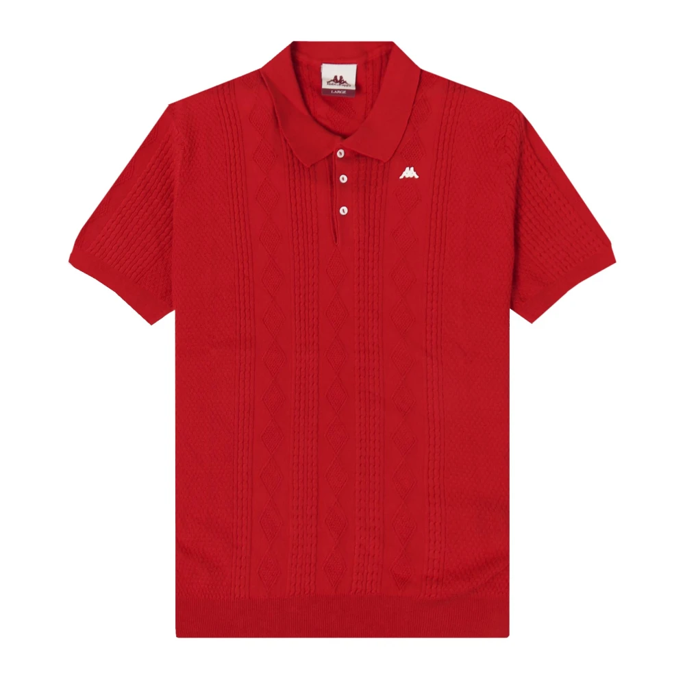 Kappa Polo Shirts Red Heren