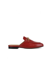 Rote Leder Princetown Slippers