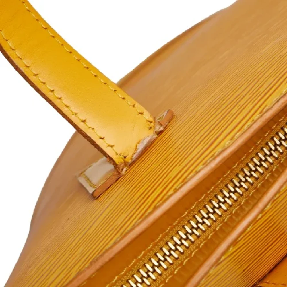 Louis Vuitton Vintage Pre-owned Leather handbags Yellow Dames