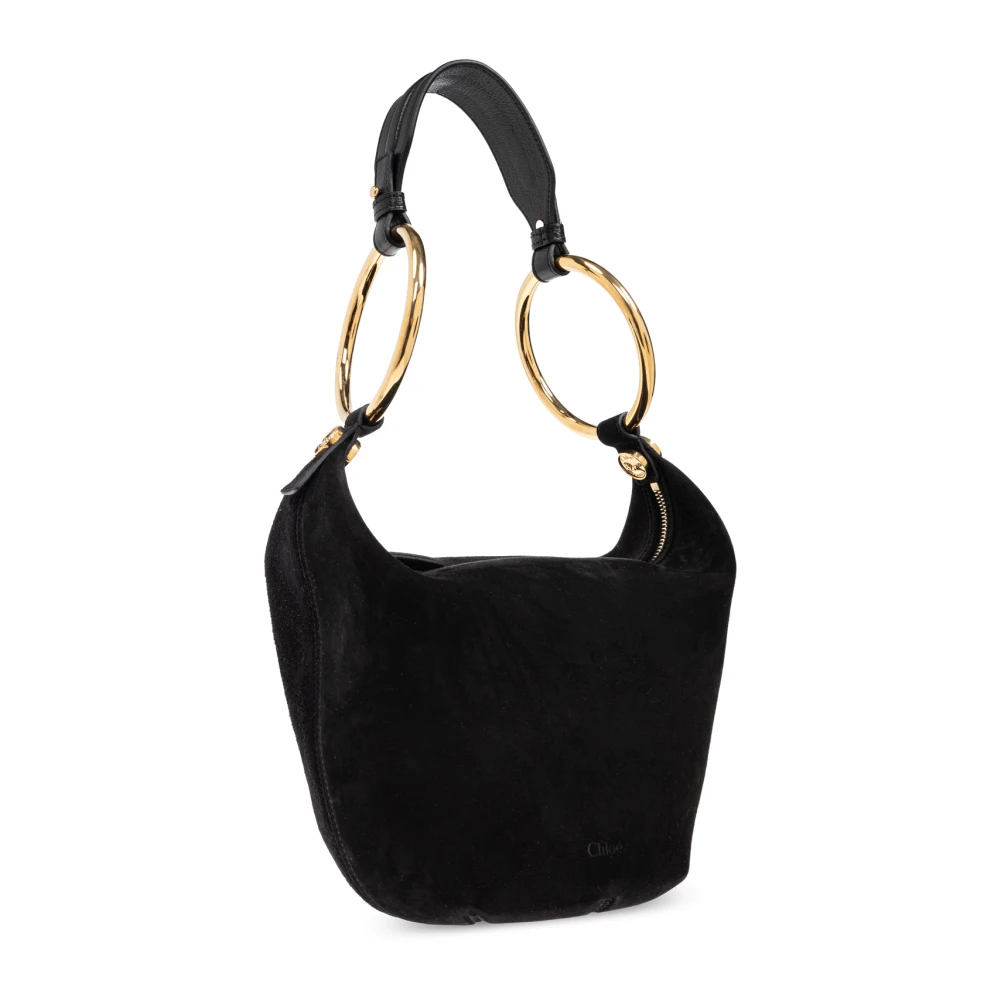 Chloé Schoudertas Armband Klein Black Dames