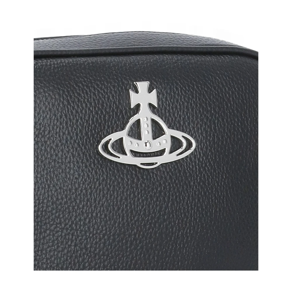 Vivienne Westwood Zwarte Schoudertas met Orb Logo Black Dames