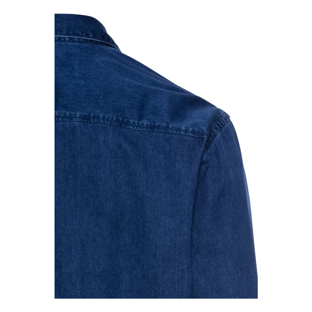 camel active Pu katoenen overhemd Blue Heren
