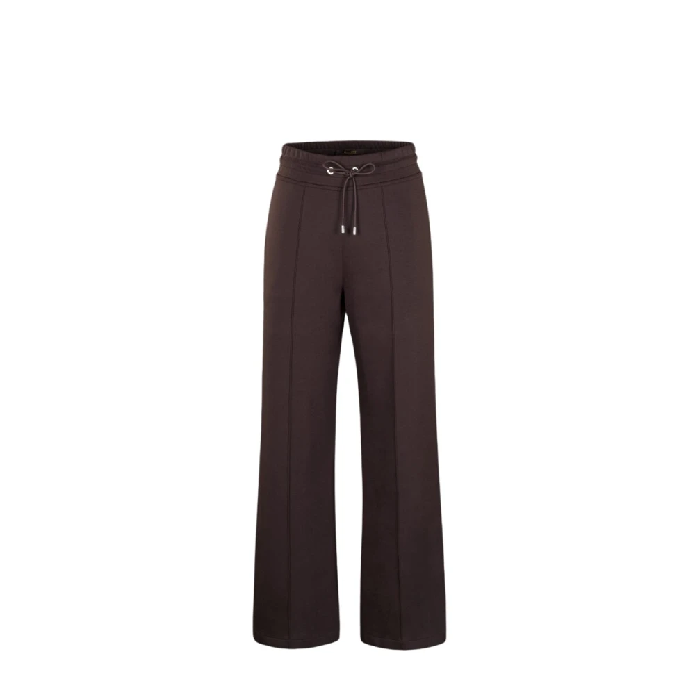 Moorer Women's Brown Sweatpants, M, Bayonne Jogger Trousers