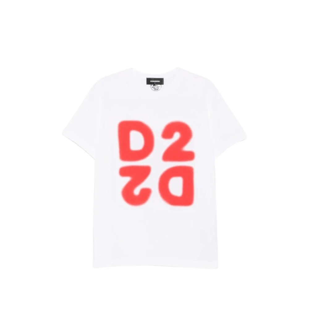 Dsquared2 Cool Fit T-Shirt - Male - T-Shirts - White - Xl - Tops
