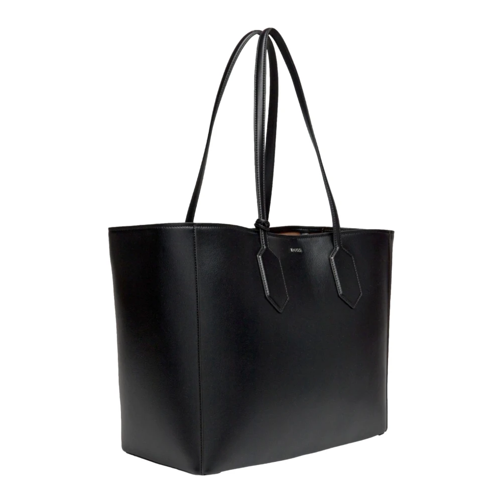 Hugo Boss Ecopelle Liriel Shopper in Zwart Black Dames
