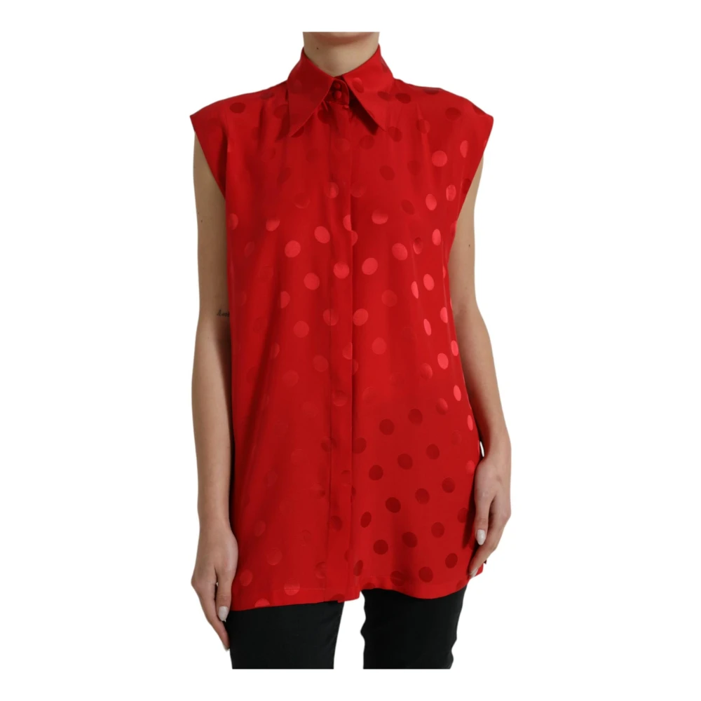 Dolce & Gabbana Shirts Red Dames