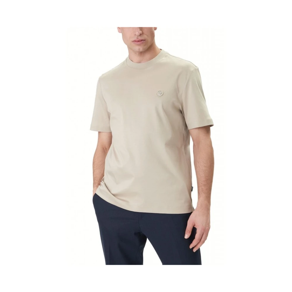 Hugo Men's Beige T-Shirt - T-Shirts - L - Tops