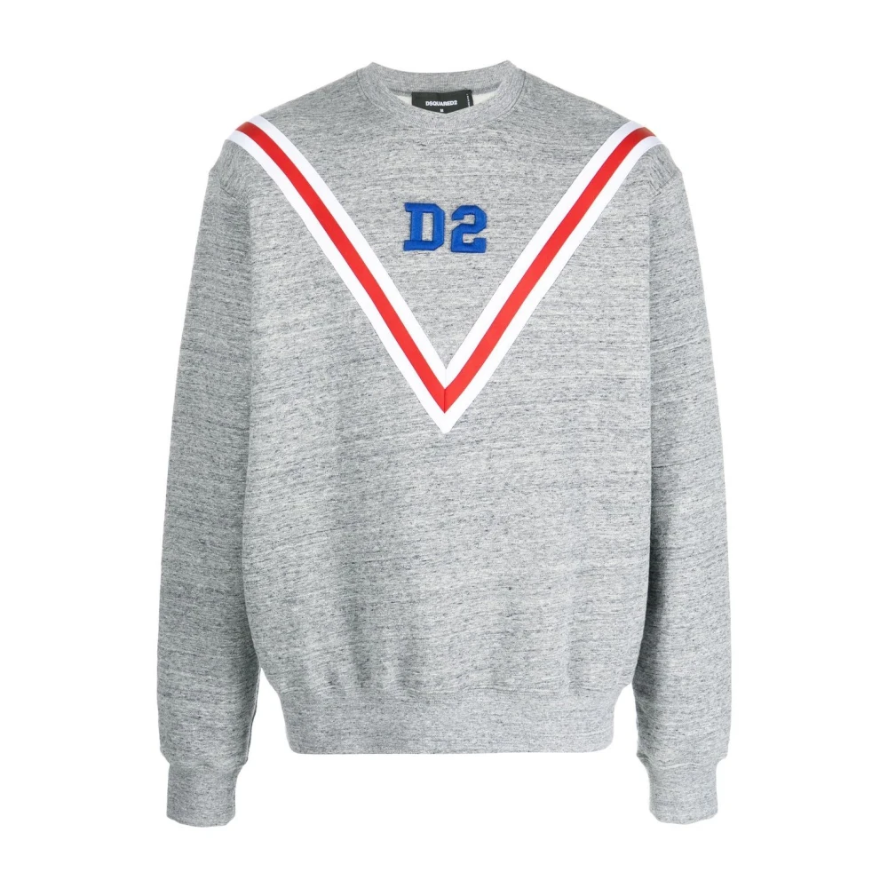 Dsquared2 Stijlvolle Sweaters Collectie Gray Heren