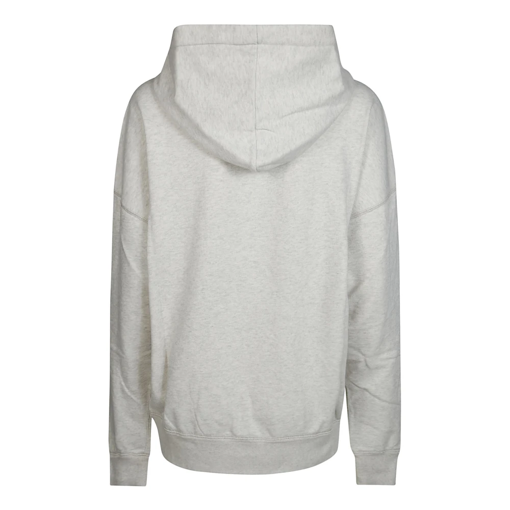 Isabel Marant Étoile Hoodie Logo Sweatshirt Beige Dames
