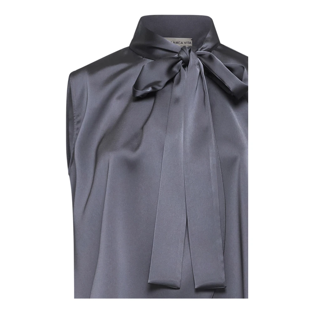 Blanca Vita Antraciet Top voor Vrouwen Gray Dames