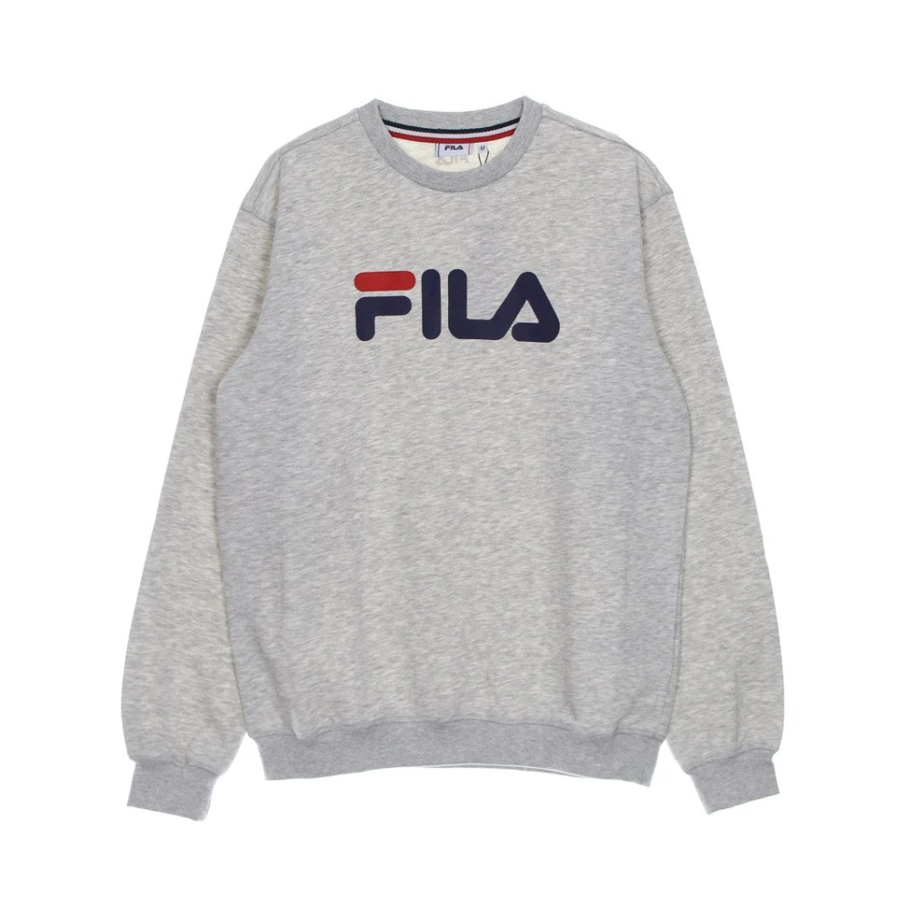 Fila Men's Gray Light Crew Neck Sweatshirt - Sweatshirts - Xl - Sweatshirts & Hoodies