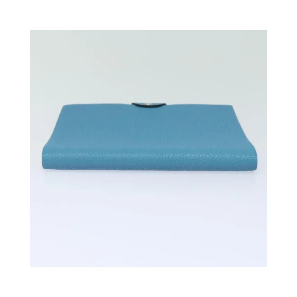 Hermès Vintage Pre-owned Leather home-office Blue Dames