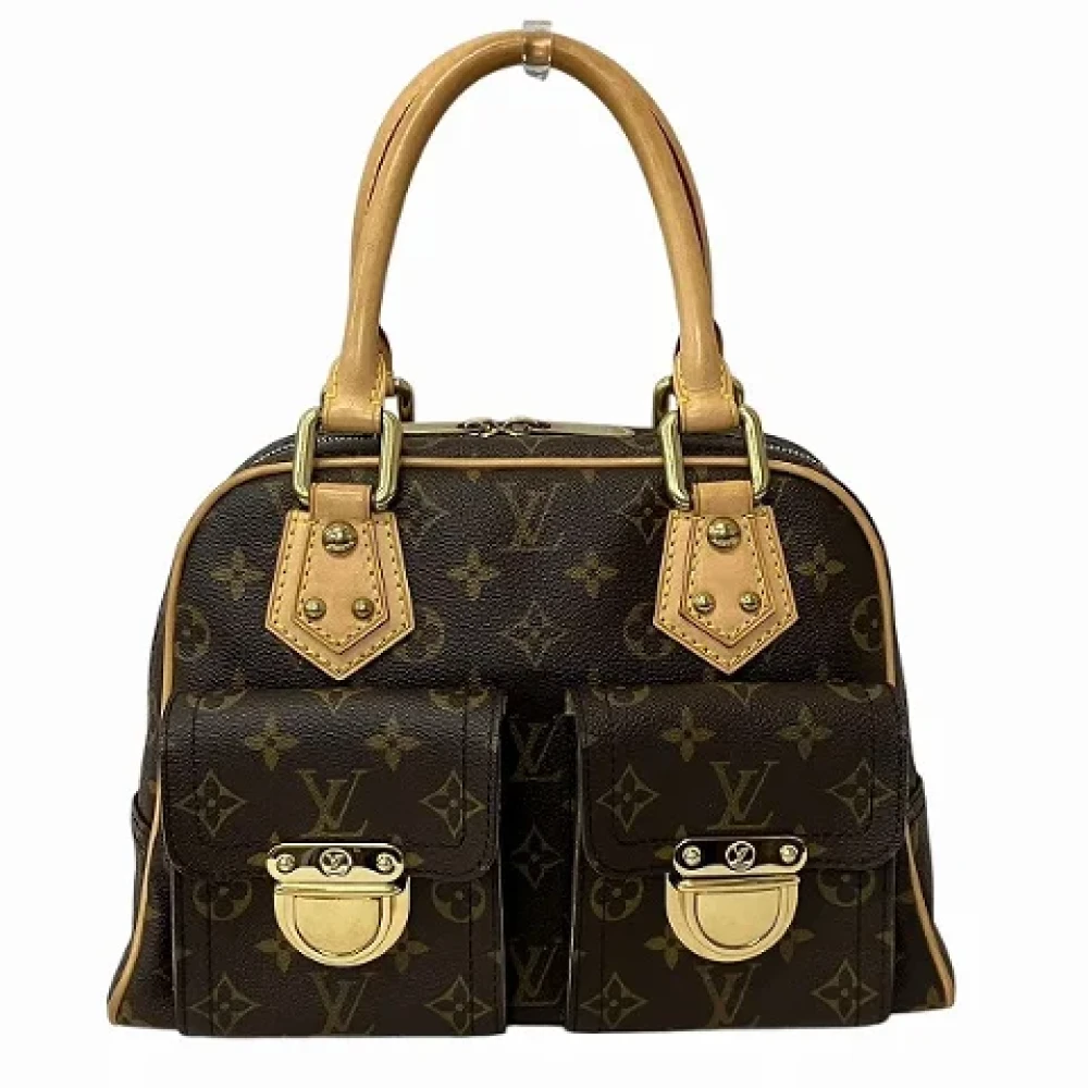 Louis Vuitton Vintage Pre-owned Canvas handbags Brown Dames
