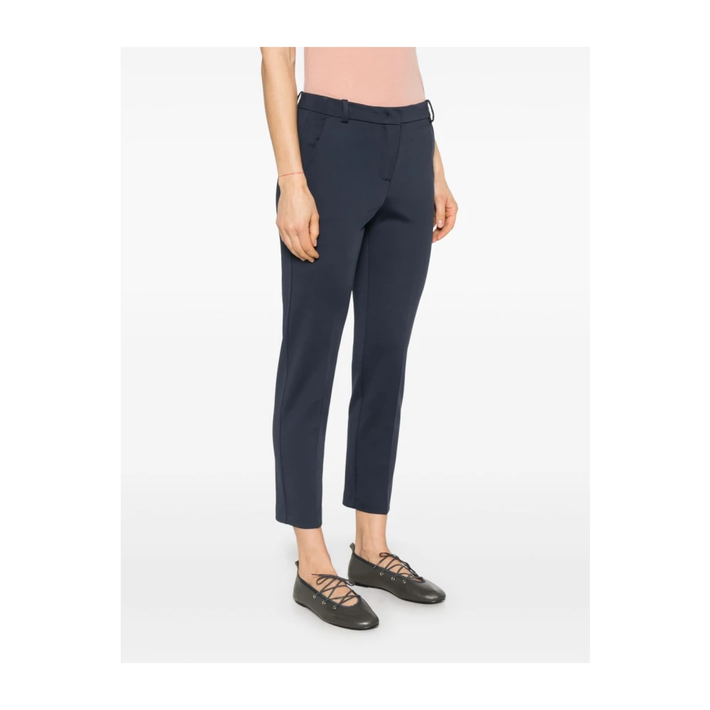 pinko Blauwe Elegante Broek Blue Dames