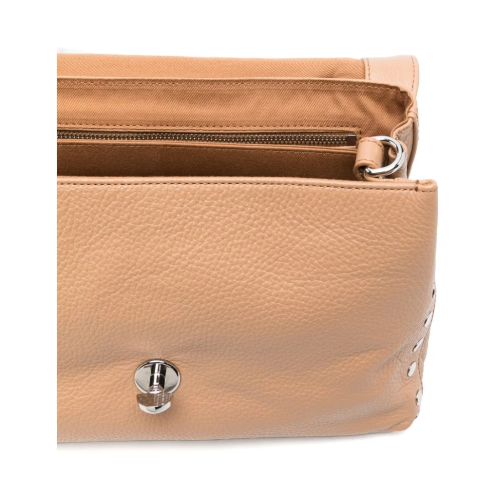 Zanellato Bruine Twist-Lock Top Handtas Brown Dames