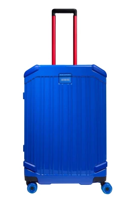 Blå Medium Trolley Resväska