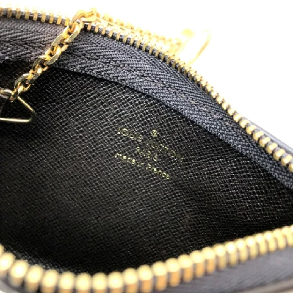 Louis Vuitton Vintage Pre-owned Canvas pouches Black Dames