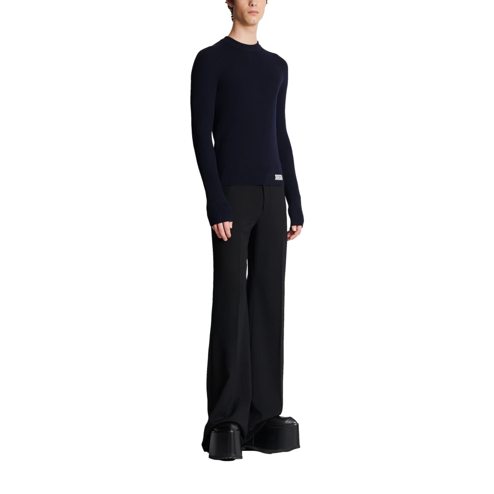 Balmain Gebreide trui Blue Heren