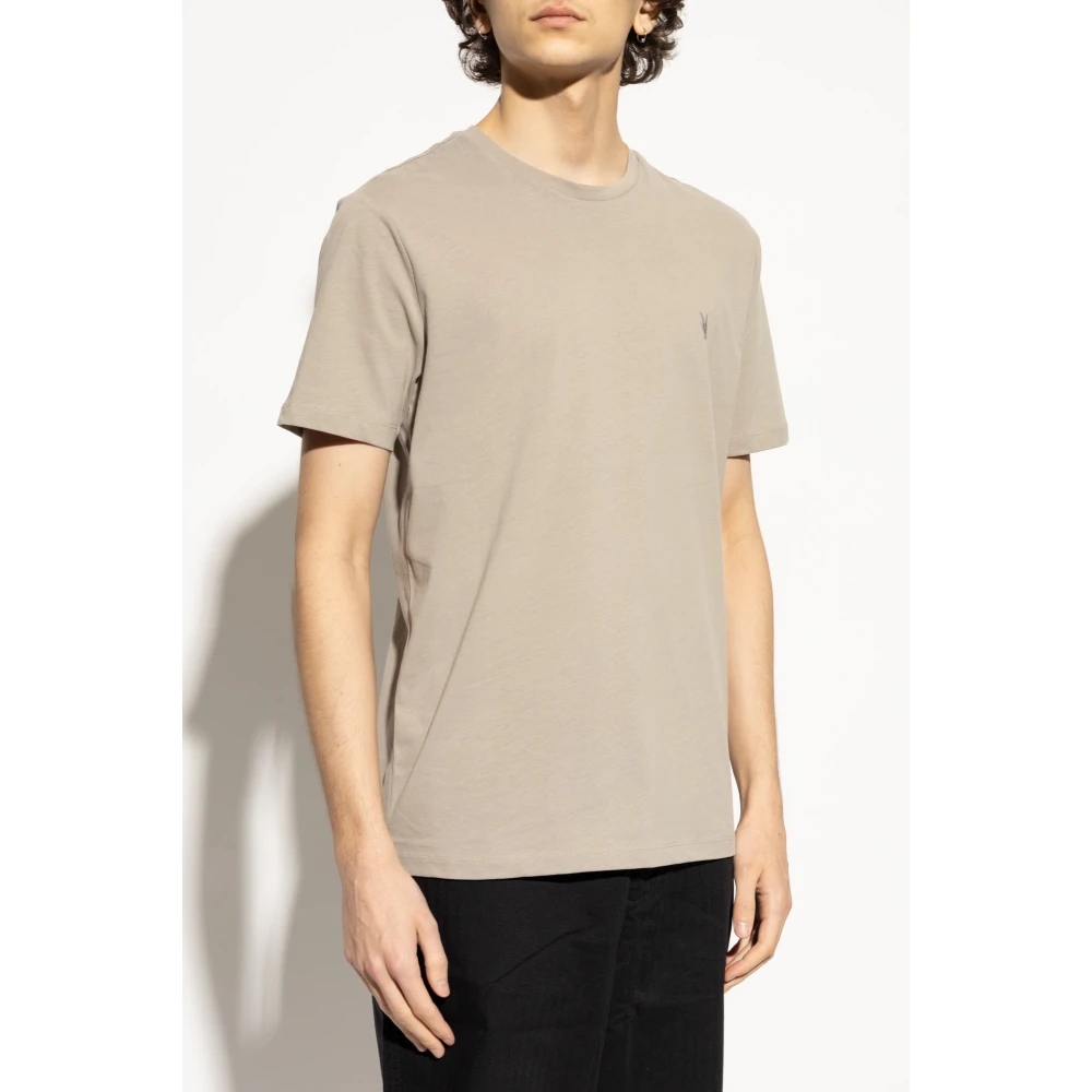 AllSaints T-shirt Brace Beige Heren