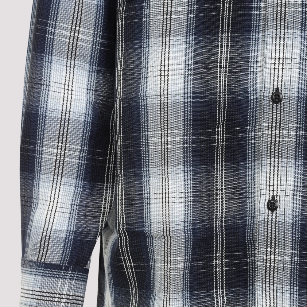 Carhartt WIP Geruite Blanton Shirt Gray Heren