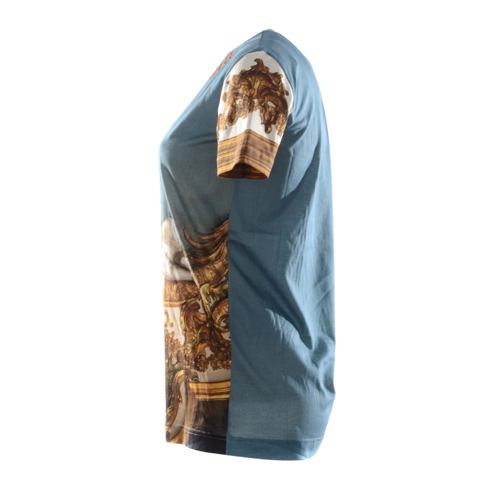 Dolce & Gabbana Dames Angels Korte Mouw T-shirt Blue Dames