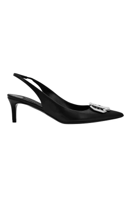 Gothic Plein Slingback Pumps