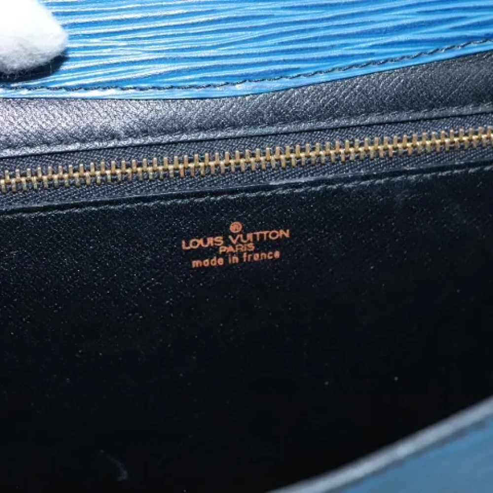 Louis Vuitton Vintage Pre-owned Leather clutches Blue Dames