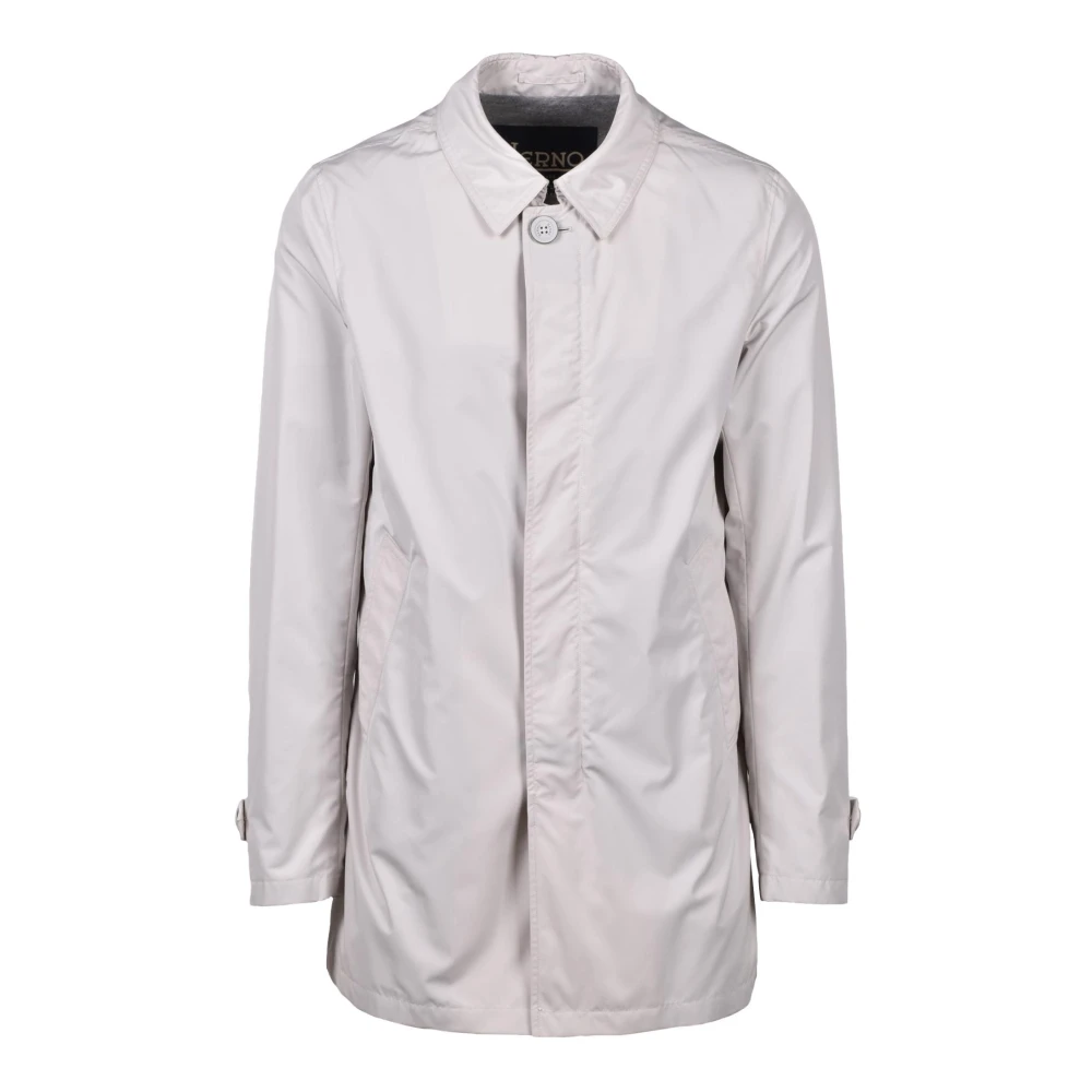 Herno Waterdichte polyester jas Beige Heren