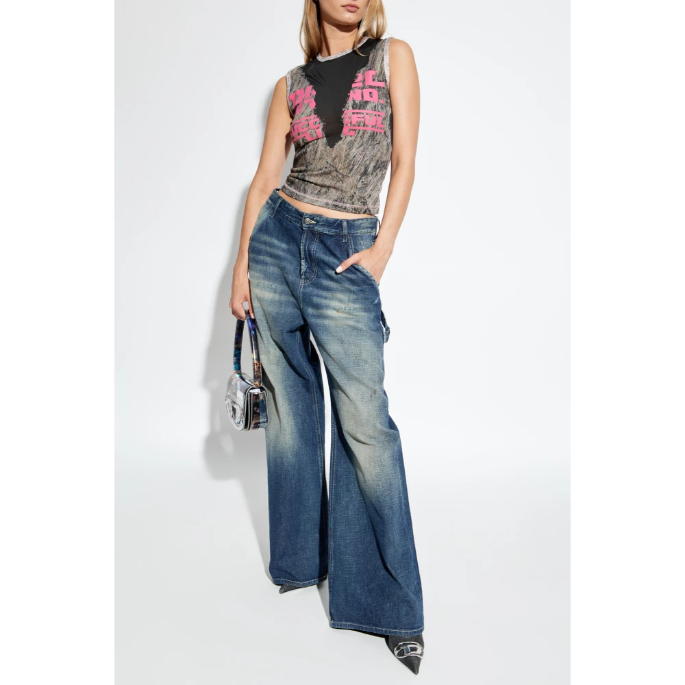 Diesel Top T-Melya Gray Dames