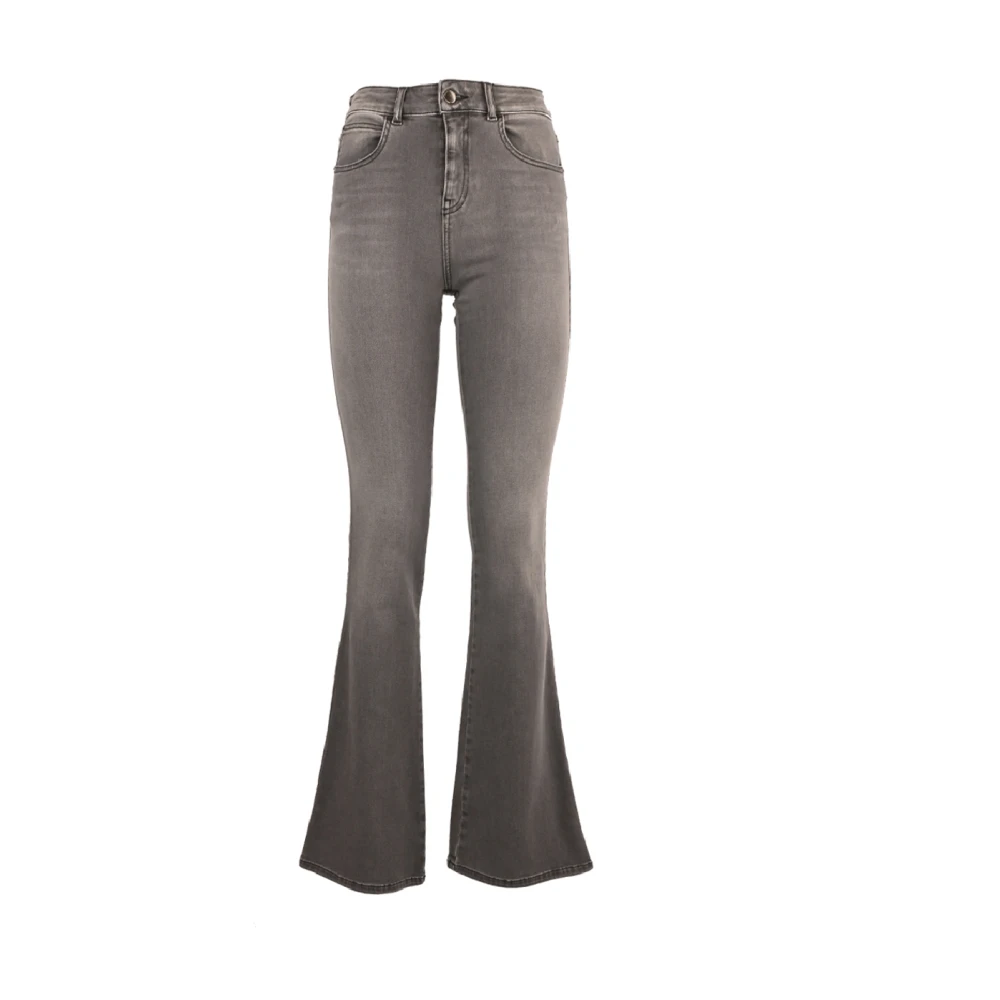 Emporio Armani Boot-cut Jeans Gray Dames